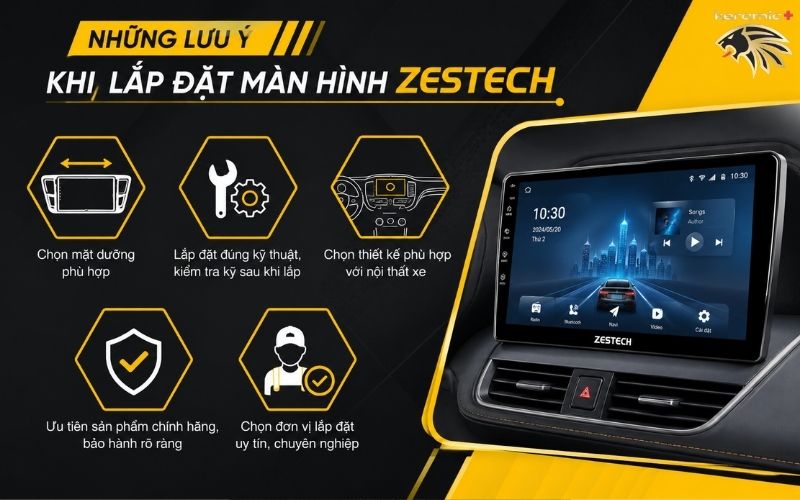 màn hình ô tô Zestech
