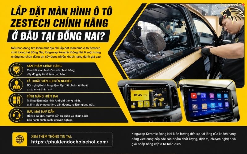 màn hình ô tô Zestech