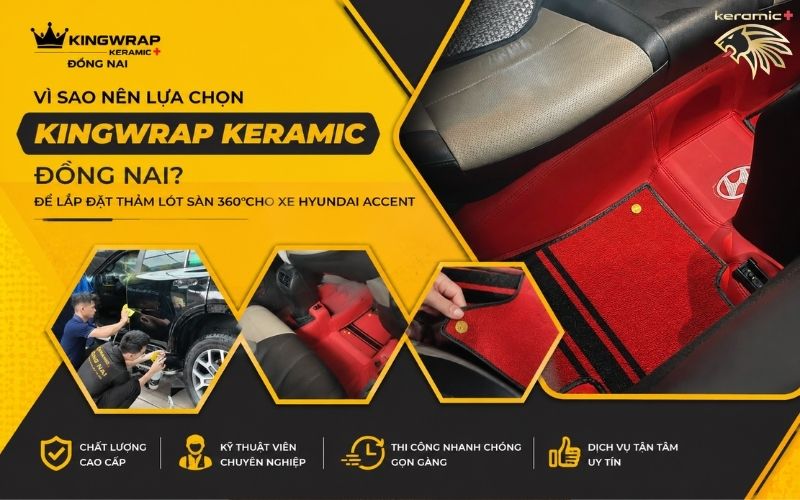 Thảm lót sàn ô tô 360 độ cho xe Hyundai Accent Thảm lót sàn ô tô 360 độ cho xe Hyundai Accent