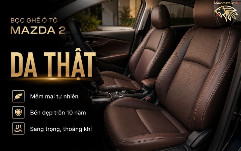 Bọc ghế da Mazda 2