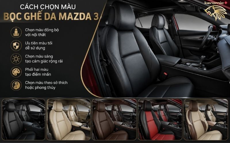 Bọc ghế da Mazda 3 Bọc ghế da Mazda 3