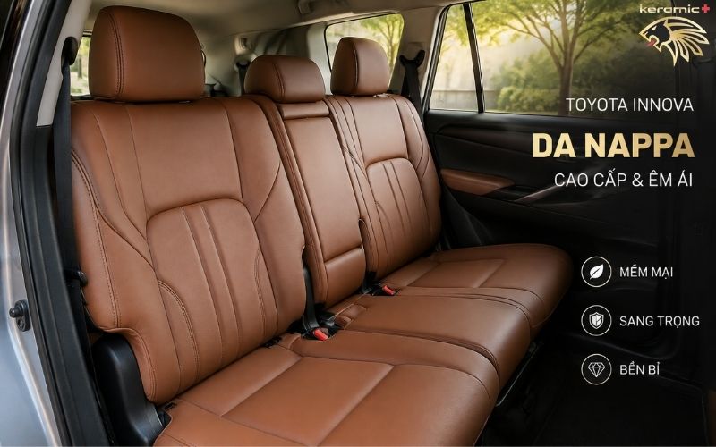 Bọc ghế da ô tô Innova