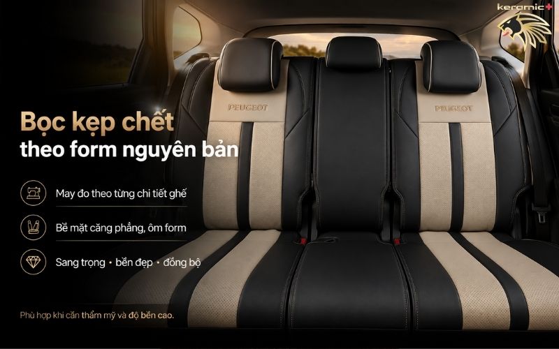 Bọc ghế da Peugeot 3008 Bọc ghế da Peugeot 3008
