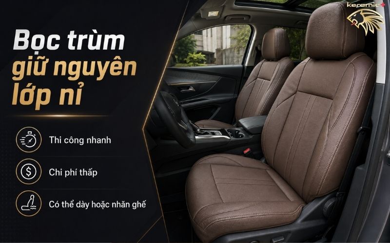 Bọc ghế da Peugeot 3008 Bọc ghế da Peugeot 3008
