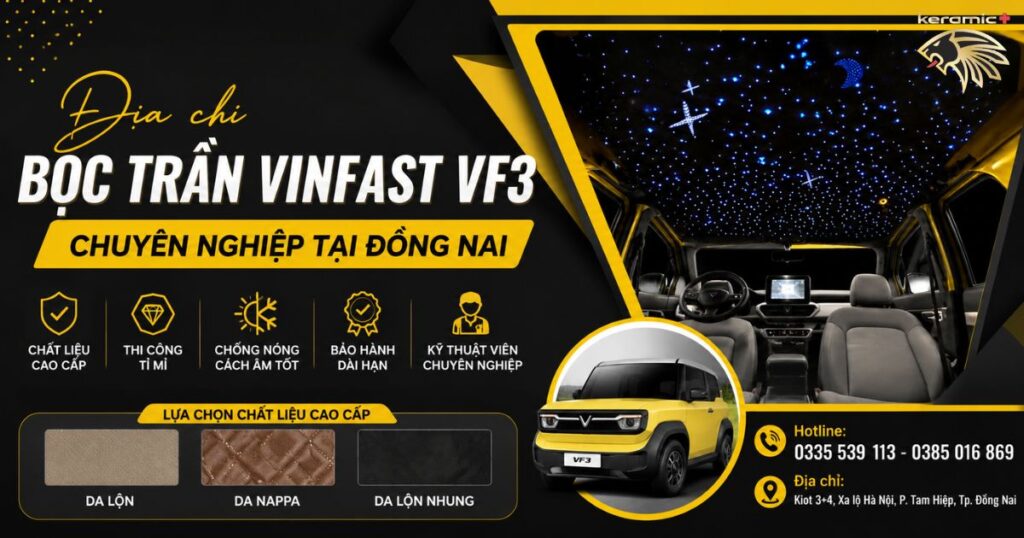 bọc trần VinFast VF3