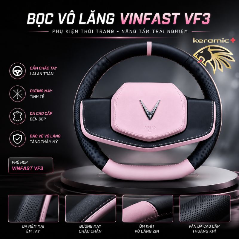 Bọc vô lăng VF3
