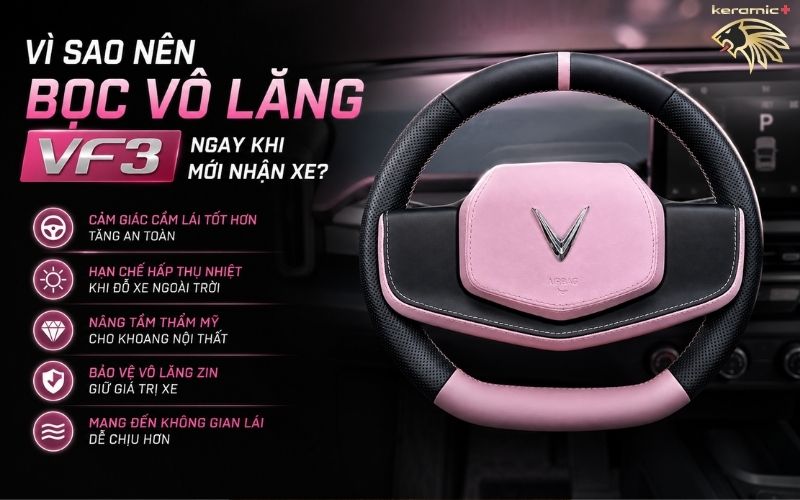 Bọc vô lăng VF3 Bọc vô lăng VF3