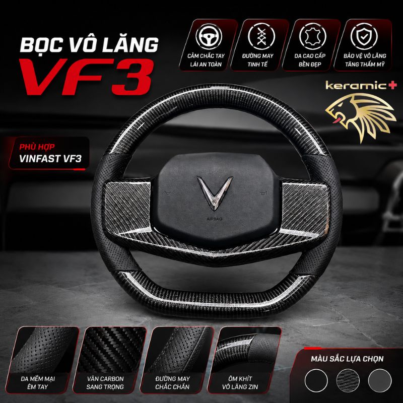 Bọc vô lăng VF3