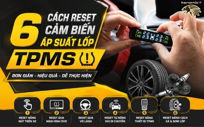cách reset cảm biến áp suất lốp TPMS