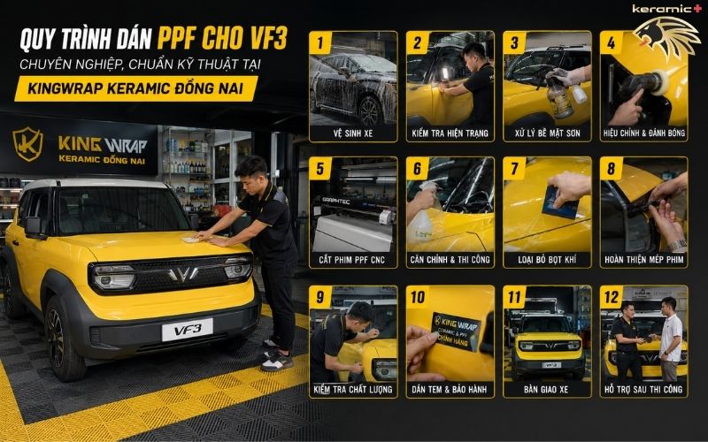 Dán PPF cho VF3 Dán PPF cho VF3