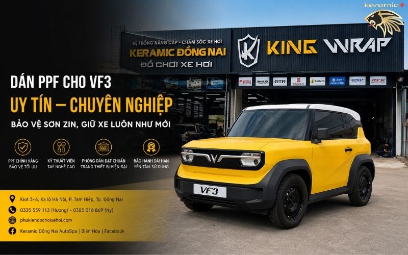 Dán PPF cho VF3 Dán PPF cho VF3