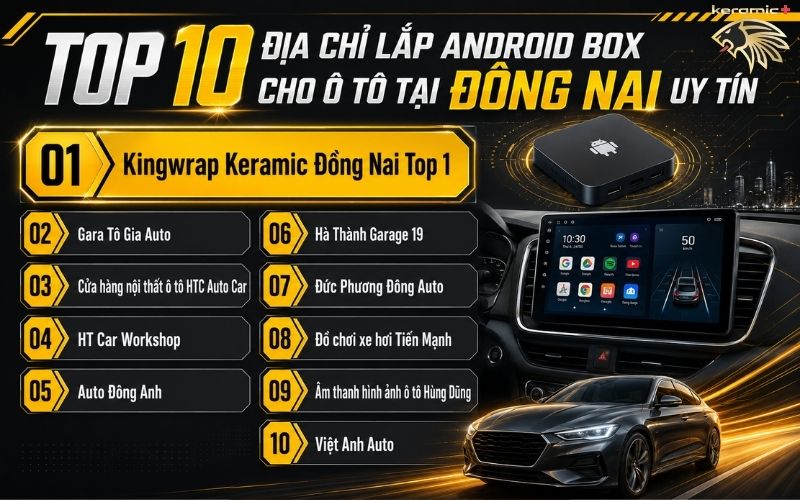 lắp android box cho ô tô