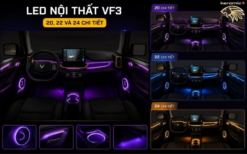 Led nội thất VF3 Led nội thất VF3