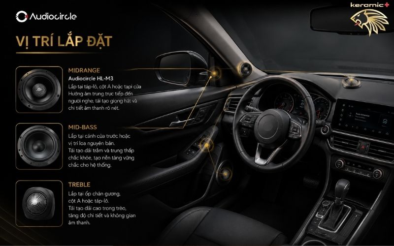 Loa Midrange Audiocircle HL-M3