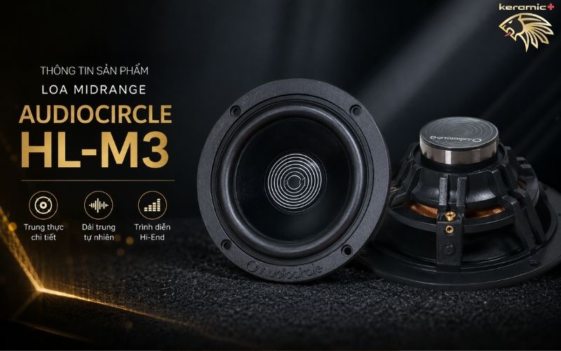 Loa Midrange Audiocircle HL-M3