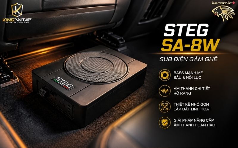 Loa sub điện STEG SA-8W Loa sub điện STEG SA-8W