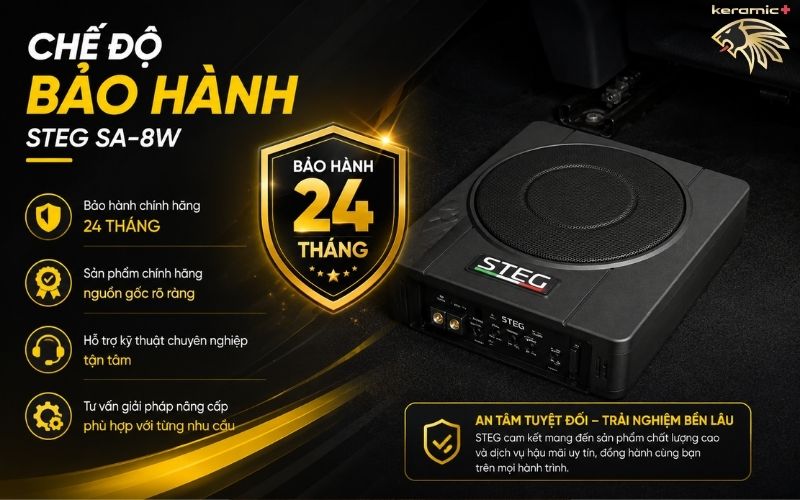 Loa sub điện STEG SA-8W Loa sub điện STEG SA-8W