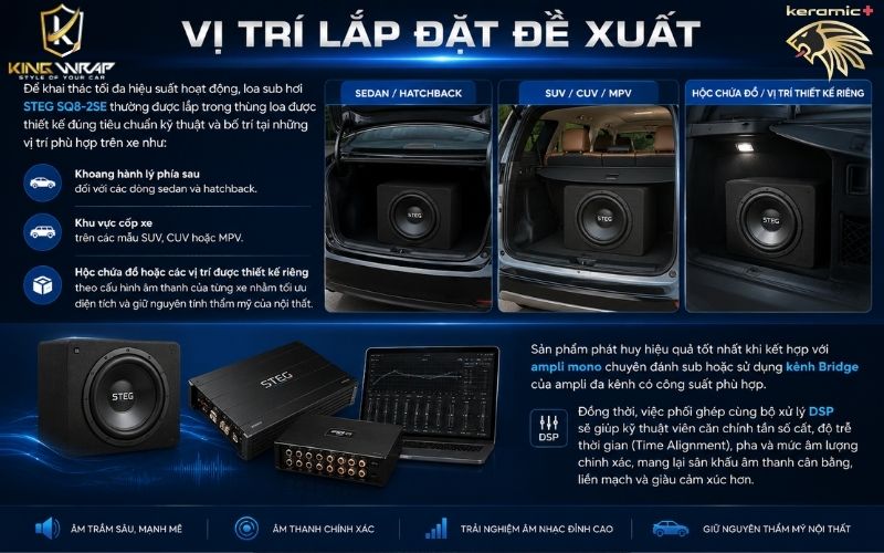 Loa sub hơi STEG SQ8-2SE