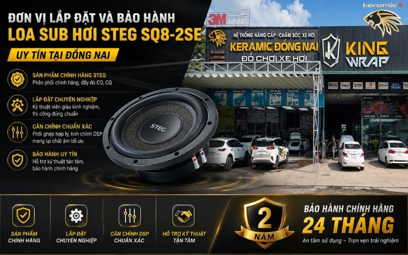 Loa sub hơi STEG SQ8-2SE