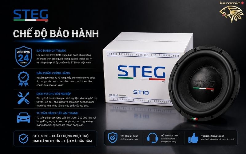 Loa sub hơi STEG ST10