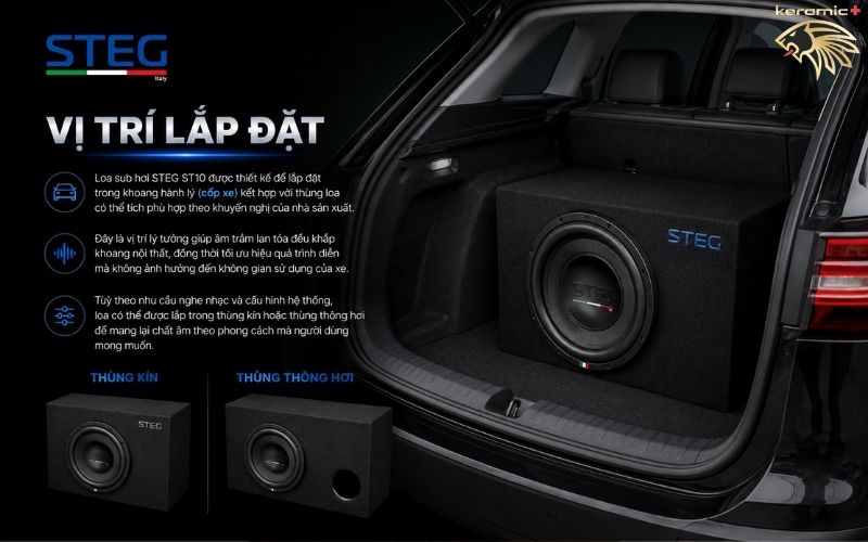 Loa sub hơi STEG ST10