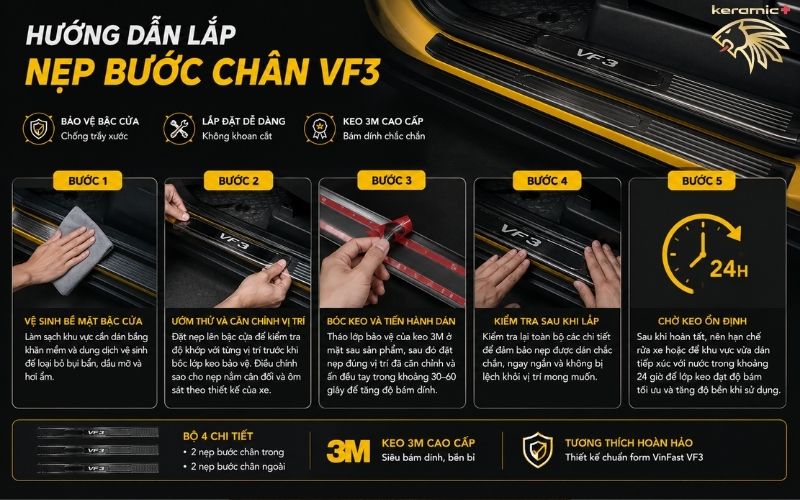 Nẹp bước chân VF3 Nẹp bước chân VF3