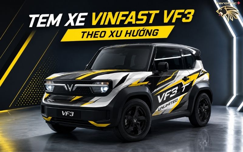 Tem xe Vinfast VF3 Tem xe Vinfast VF3