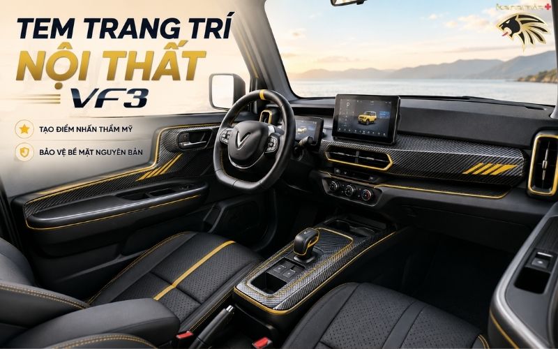 Tem xe Vinfast VF3 Tem xe Vinfast VF3