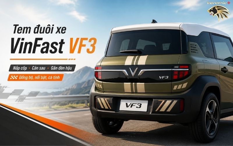 Tem xe Vinfast VF3 Tem xe Vinfast VF3