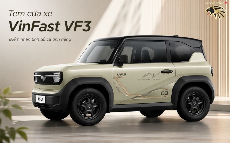 Tem xe Vinfast VF3 Tem xe Vinfast VF3