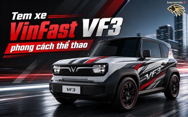 Tem xe Vinfast VF3 Tem xe Vinfast VF3