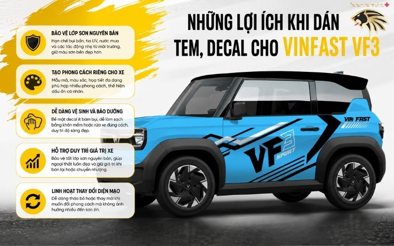 Tem xe Vinfast VF3 Tem xe Vinfast VF3