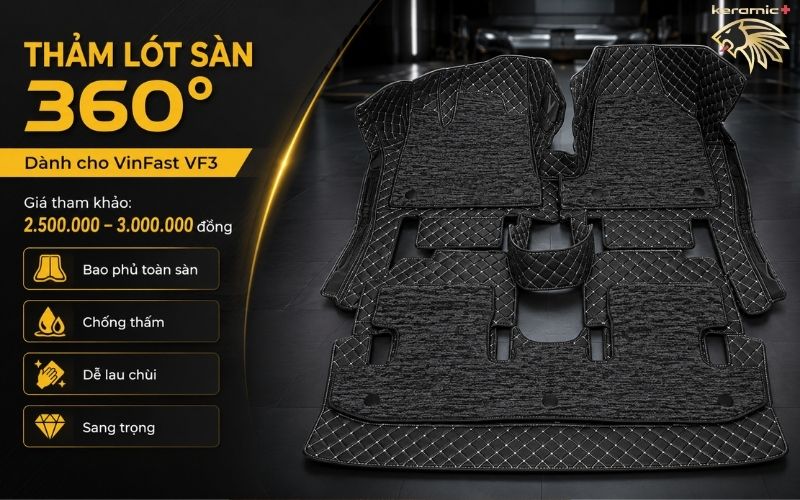 thảm lót sàn ô tô VinFast VF3