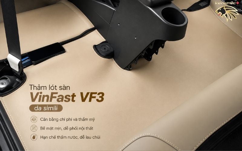 Thảm lót sàn ô tô Vinfast VF3 Thảm lót sàn ô tô Vinfast VF3