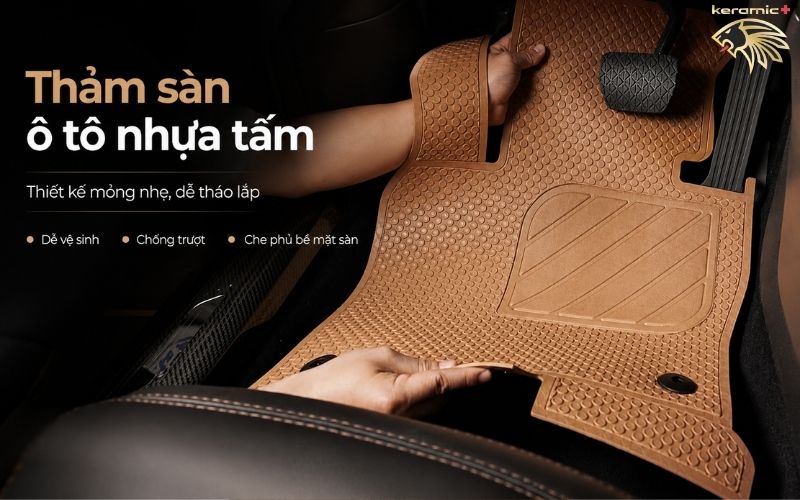 Thảm lót sàn ô tô Vinfast VF3 Thảm lót sàn ô tô Vinfast VF3
