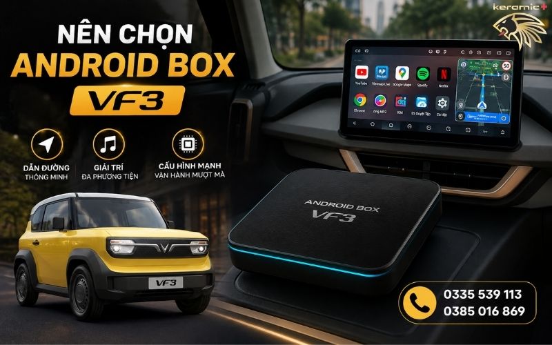 Android Box cho xe Vinfast VF3