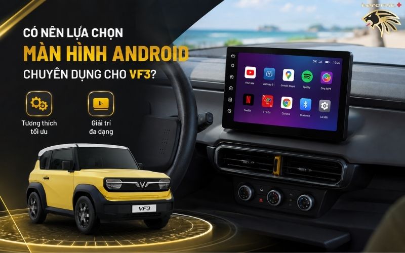Android Box cho xe Vinfast VF3