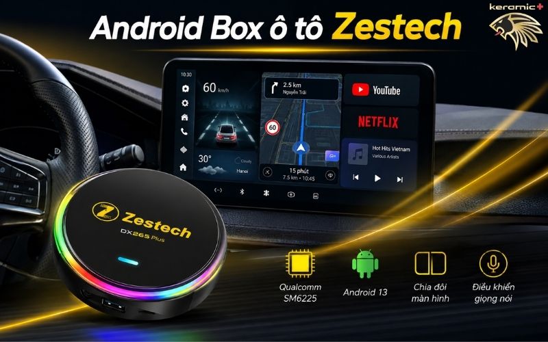 Android Box cho xe Vinfast VF3