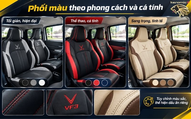Bọc ghế da VF3 Bọc ghế da VF3