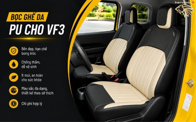 Bọc ghế da VF3 Bọc ghế da VF3
