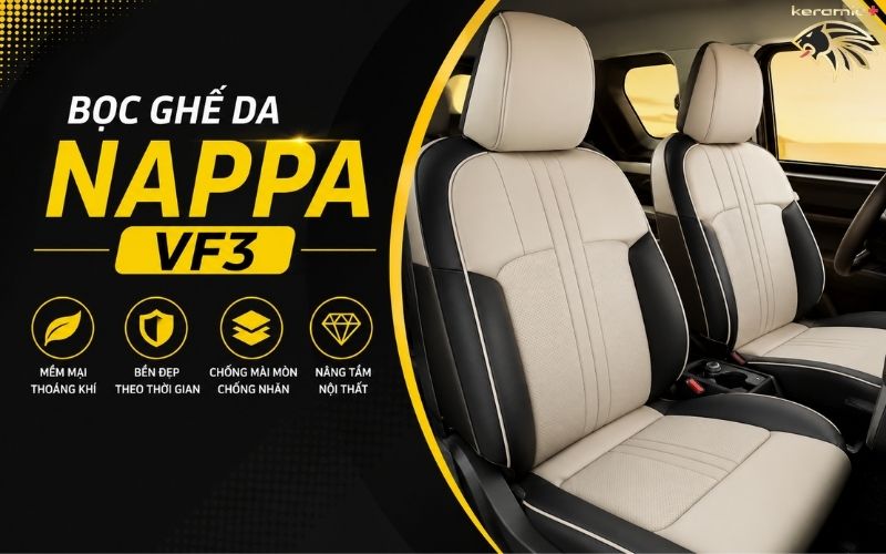Bọc ghế da VF3 Bọc ghế da VF3