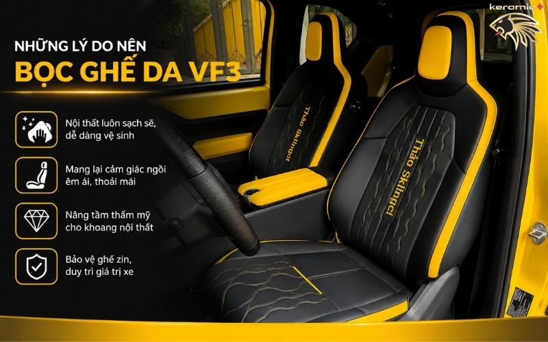 Bọc ghế da VF3 Bọc ghế da VF3