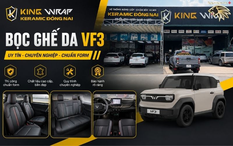 Bọc ghế da VF3 Bọc ghế da VF3