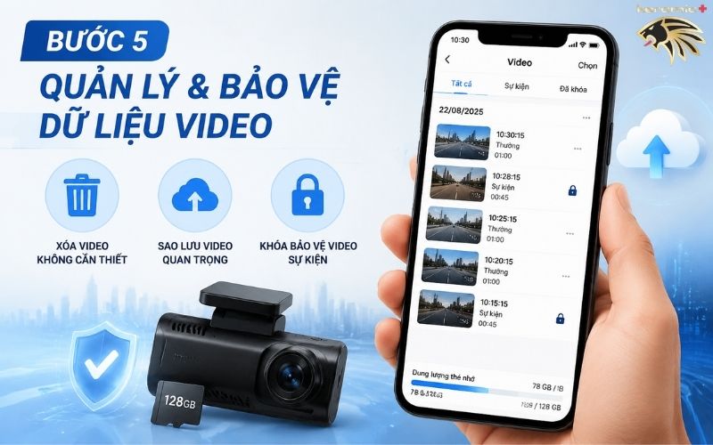 Cách xem camera hành trình trên điện thoại