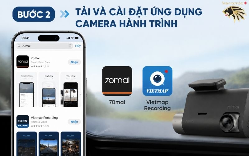 Cách xem camera hành trình trên điện thoại