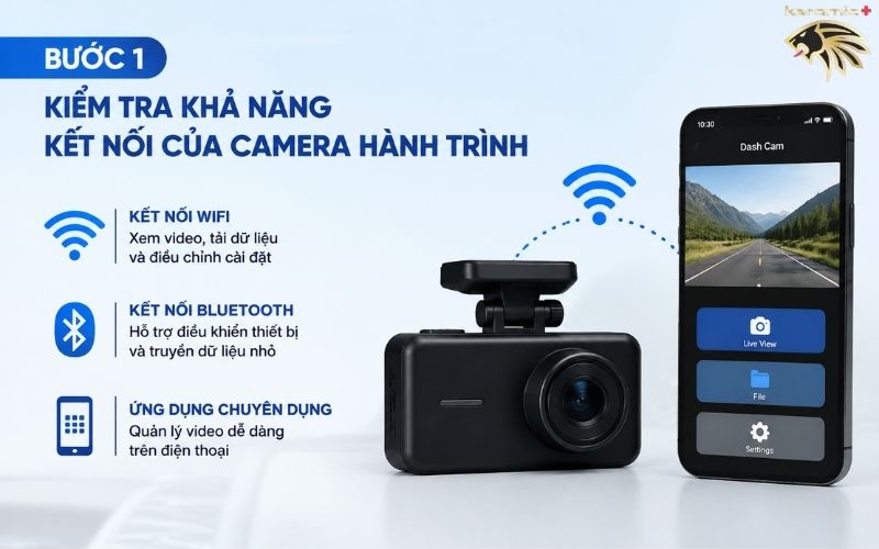 Cách xem camera hành trình trên điện thoại