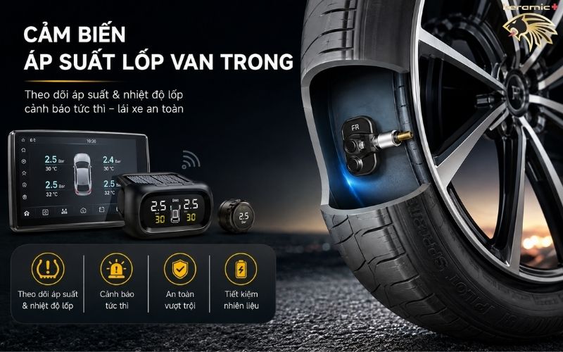 cảm biến áp suất lốp van trong cảm biến áp suất lốp van trong