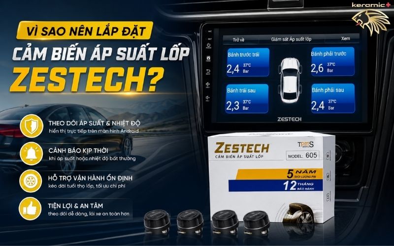 cảm biến áp suất lốp Zestech cảm biến áp suất lốp Zestech