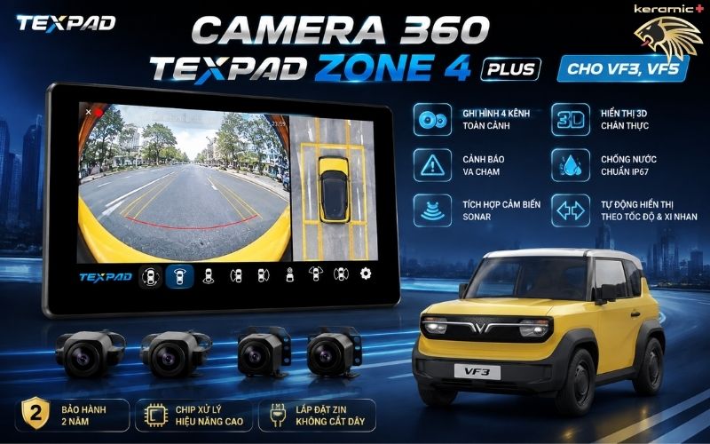 Camera 360 cho Vinfast VF3