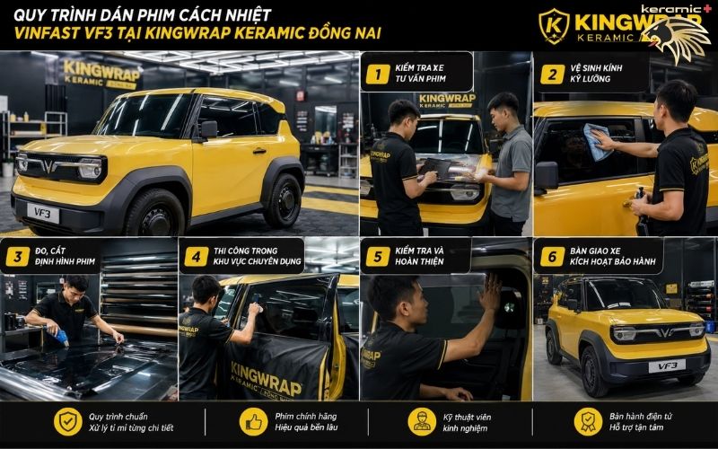 Dán phim cách nhiệt VinFast VF3